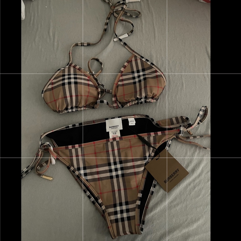 Burberry Bikini Small Top Large Bottoms